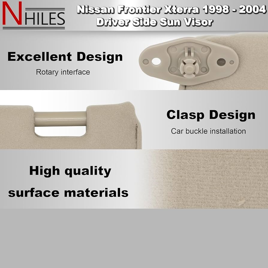 Amazon.com: NHILES Driver Left Side Sun Visor Replacement